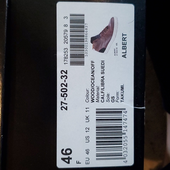 Men's Lloyd High Top Leather Sneaker these are 12s but fit like a 13!!NO BOX - Picture 9 of 9